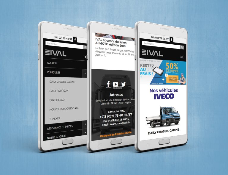 Site web IVAL – V2