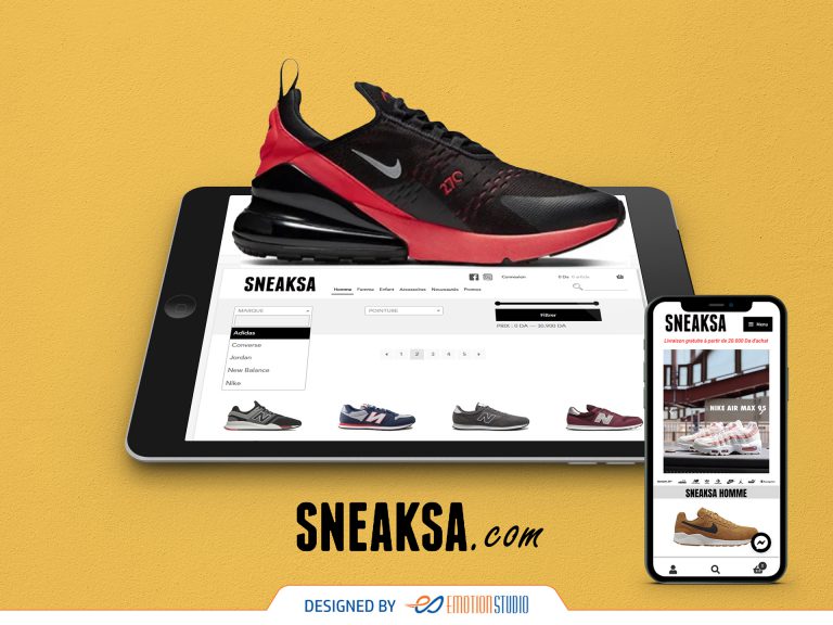 Site e-commerce sneaksa