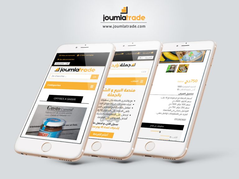 Developpement de la plateforme web joumlatrade